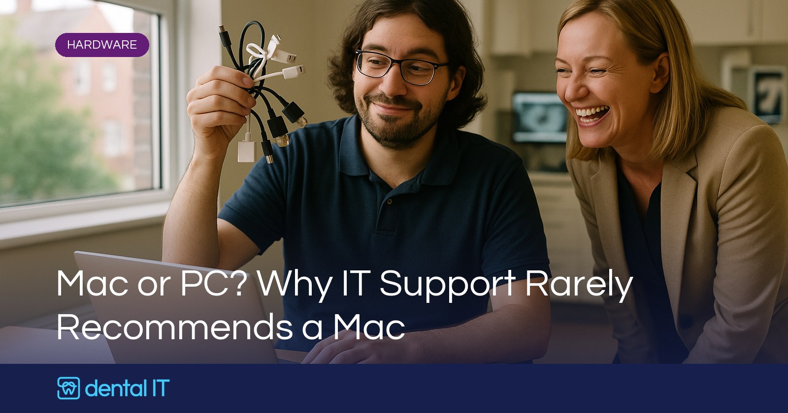 Mac or PC? Why IT Support Rarely Recommends a Mac